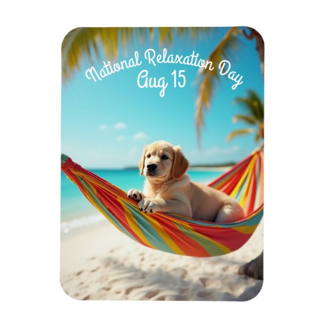 National Relaxation Day Magnet (Vertical)