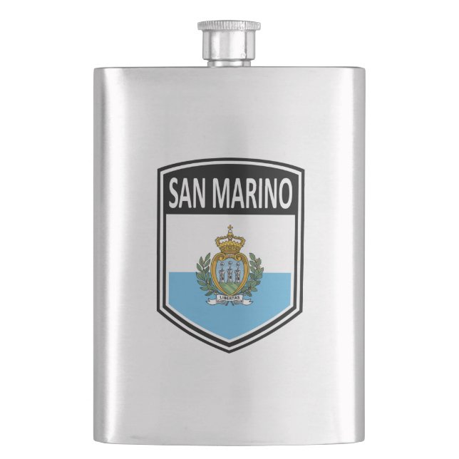 National - San Marino Hip Flask (Front)