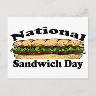 National Sandwich Day Postcard