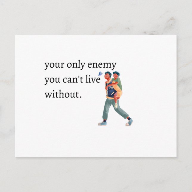 National Siblings Day Brothers  Postcard (Front)