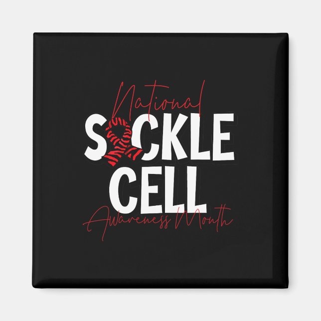 National Sickle Cell Awareness Month 2 Magnet (Front)
