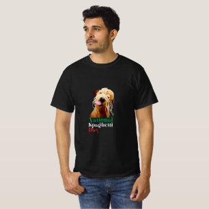 National Spaghetti Day Funny Art Design T-Shirt
