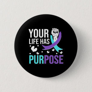 National Suicide Prevention Awareness Month Warrio 6 Cm Round Badge