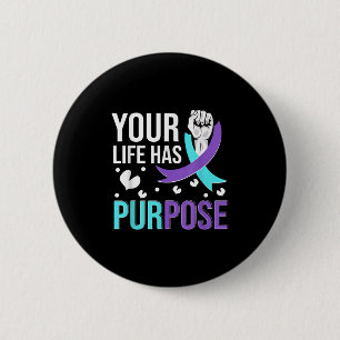 National Suicide Prevention Awareness Month Warrio 6 Cm Round Badge