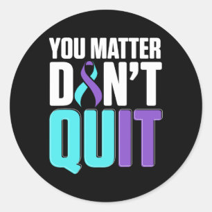 National Suicide Prevention Awareness Month Warrio Classic Round Sticker