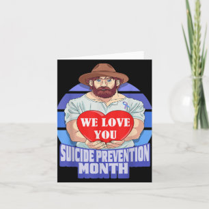 National Suicide Prevention Month Concerned Dad Lo Card