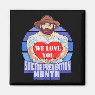 National Suicide Prevention Month Concerned Dad Lo Magnet