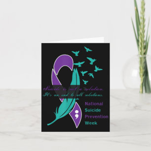 National Suicide Prevention Week Quote  Card