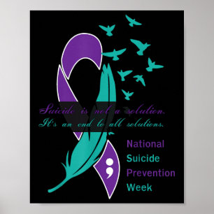 National Suicide Prevention Week Quote  Poster