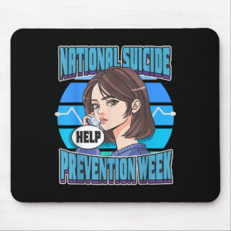 National Suicide Prevention Week Support Mental He Mouse Pad