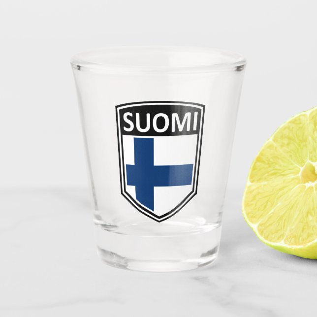 National - Suomi Shot Glass (Front)