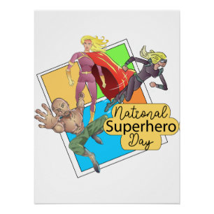 National Superhero Day Sign