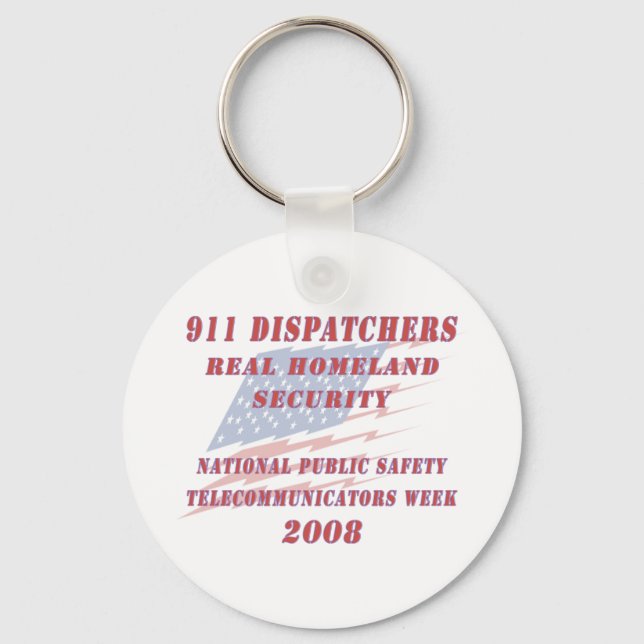 National Telecommunicators Week 2008 Key Ring (Front)