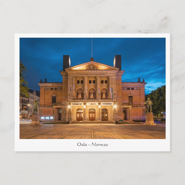 National Theatre Oslo Postcard (Front)