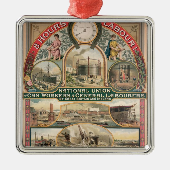 National Union Metal Tree Decoration (Front)