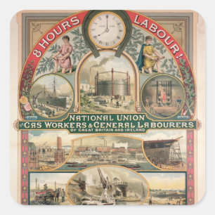 National Union Square Sticker