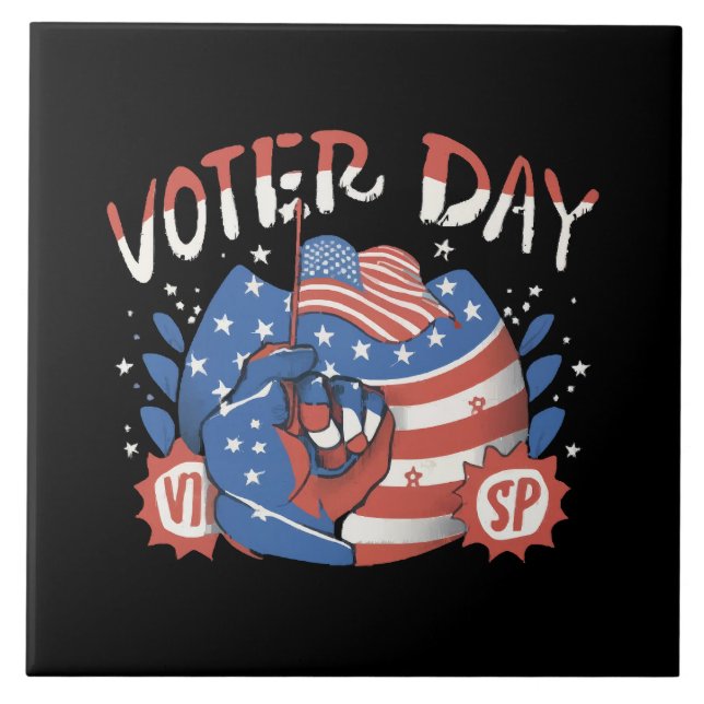 National Voter Registration Day Tile (Front)