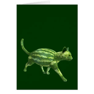 National Watermelon Day Cat