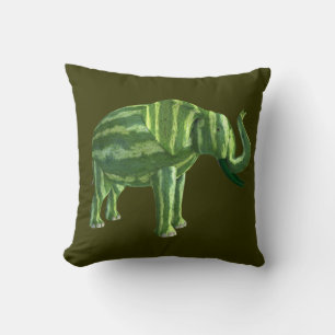 National Watermelon Day Elephant Cushion