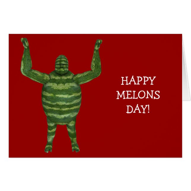 National Watermelon Day Gorilla (Front Horizontal)