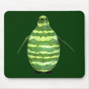National Watermelon Day Penguin Mouse Pad