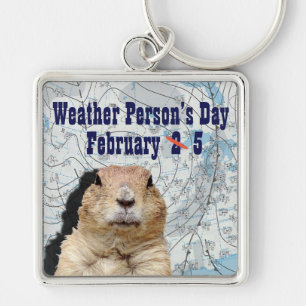 National Weather Person’s Day February 5 Key Ring