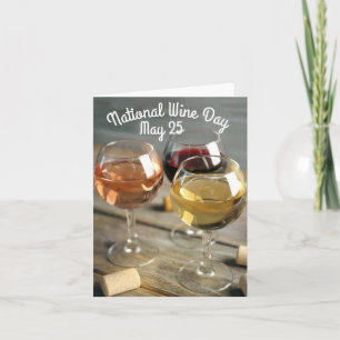 National Wine Day Card