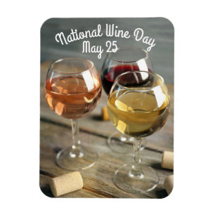 National Wine Day Magnet
