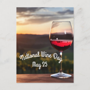 National Wine Day Postcard