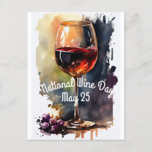 National Wine Day Postcard