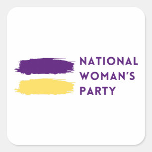 National Woman's Party Logo 1916 Square Sticker