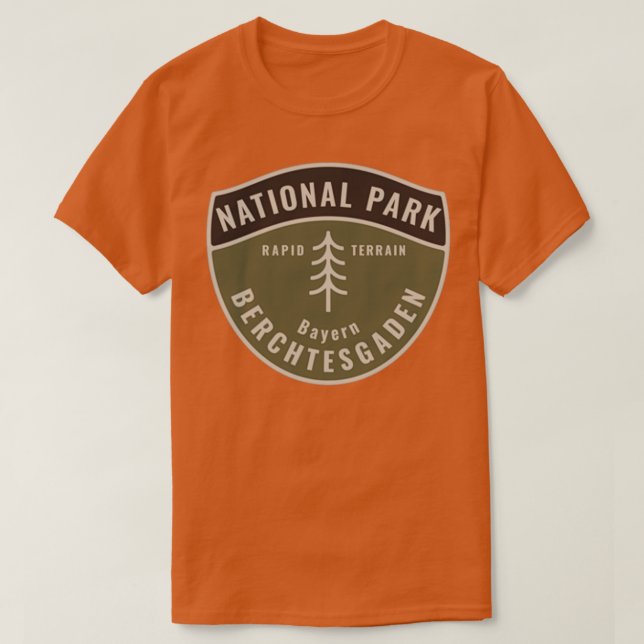 Nationalpark Berchtesgaden T-Shirt (Design Front)