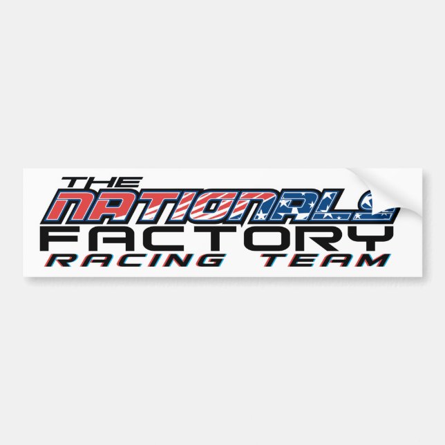nationals factory bumper sticker (Front)