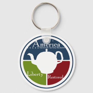 Nationwide Tea Party Revolution keychain