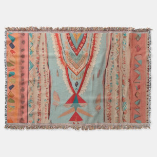 Native America Pattern Throw Blanket