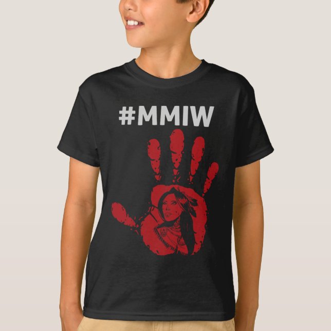 Native America Stolen Sisters Awareness Merch - Mm T-Shirt (Front)