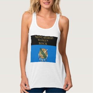 NATIVE AMERICA WOMEN ROCK SINGLET