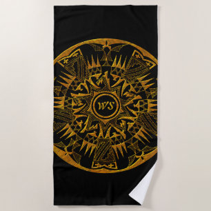 Native American 1 Beach Towels