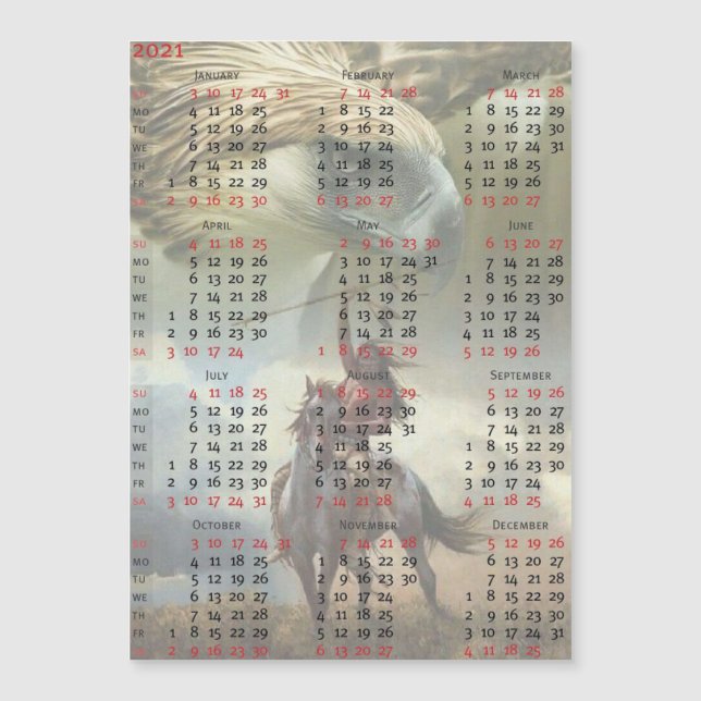 Native American 2021 Calendar (Front)