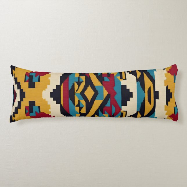 Native American Abstract Tribute 01 Body Cushion (Front)
