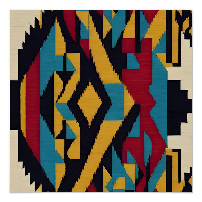 Native American Abstract Tribute 01 Poster (Front)