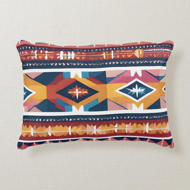Native American Abstract Tribute 18 Decorative Cushion (Front)