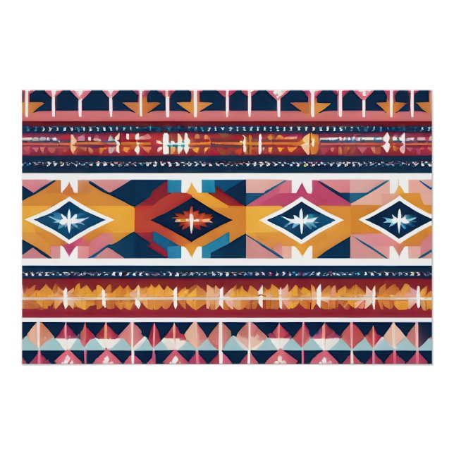 Native American Abstract Tribute 18 Poster (Front)