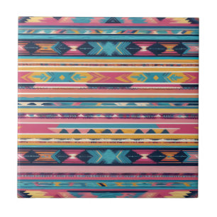 Native American Abstract Tribute S13 Tile