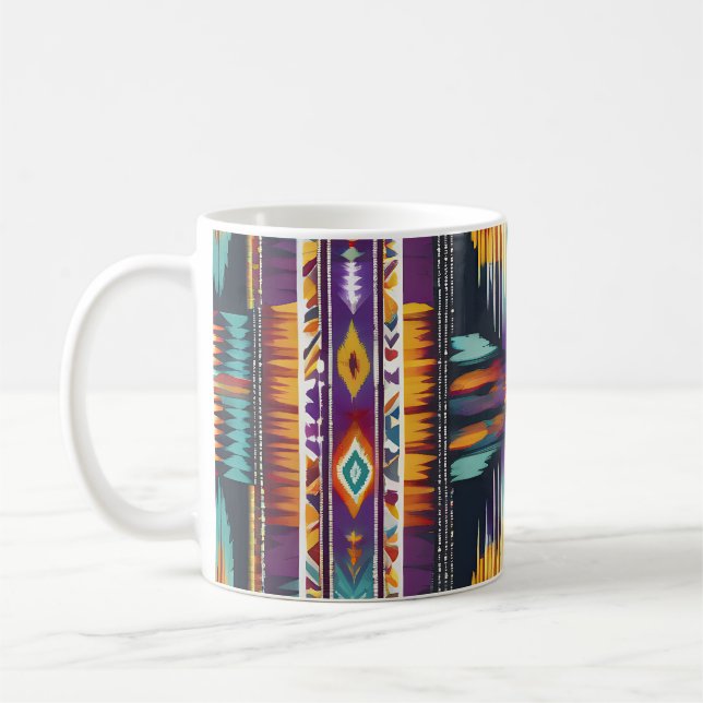 Native American Abstract Tribute S4 Coffee Mug (Left)