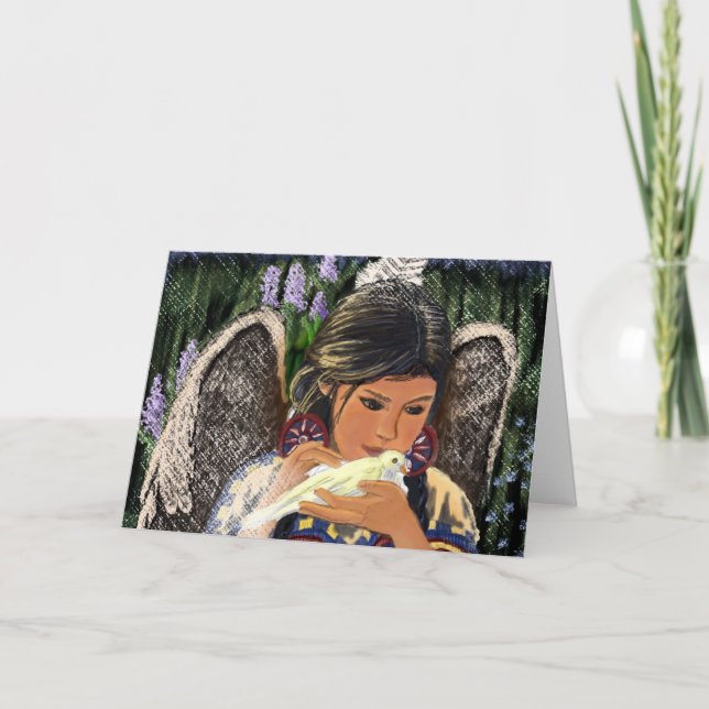 Native American Angel Notecard (Front)