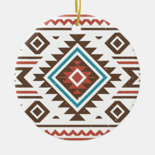 Native American Art Ceramic Tree Decoration