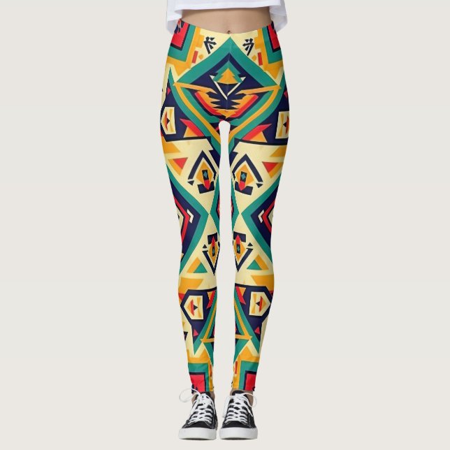 Native American Art Leggings (Front)