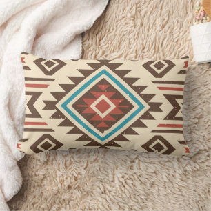 Native American Art Lumbar Cushion