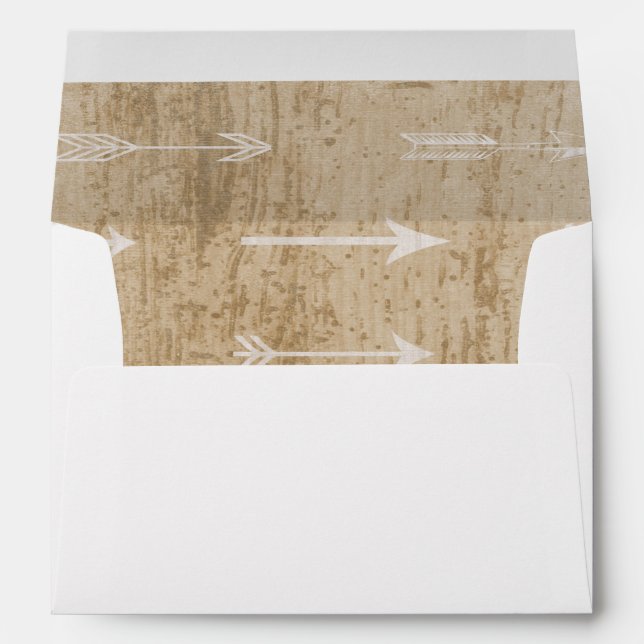 Native American Baby Shower Envelope (Back (Bottom))